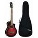 Yamaha APXT2 DRB Dark Red Burst Chitarra acustica amplificata travel rossa