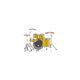 YAMAHA Rydeen Studio 20" Mellow Yellow con Set piatti Paiste 101