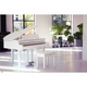 Yamaha Clavinova CLP765GP Polished White Pianoforte digitale a coda bianco lucido