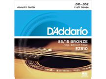 D'Addario EZ910 Muta di corde per chitarra acustica Light 011-052
