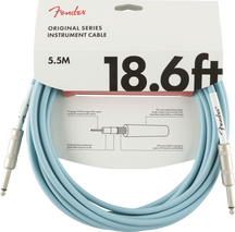 Fender Original Series Instrument Cable Daphne Blue Cavo per strumenti Jack - Jack 5.5 mt