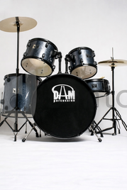DAM P2211ABL Batteria Acustica Professionale Cassa 22" - Hardware e piatti inclusi - Sparkle Blue