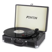FENTON RP115C Record Player BT Brown Wood