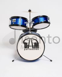 Batteria Acustica Junior 3 pezzi per bambini - Blu