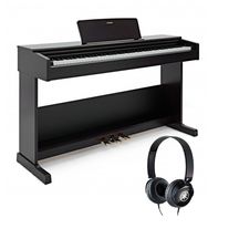 Yamaha YDP105B Arius Black Pianoforte digitale nero + copritastiera e Cuffia Yamaha Omaggio 