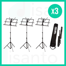 Proel RSM300 Leggio leggero e pieghevole con borsa Bundle 3 pcs