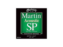 Martin MSP4000 Phosphor Bronze 92/8 Muta di corde per chitarra acustica Extra Light 010-047