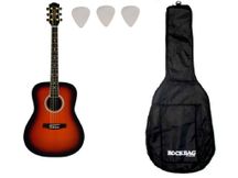 Eko Ranger 6 chitarra acustica Brown Sunburst + custodia rockbag + plettri omaggio