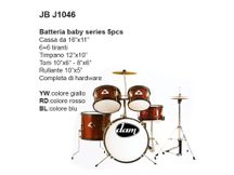 Batteria acustica per bambini 5 pezzi DAM J1046 blu
