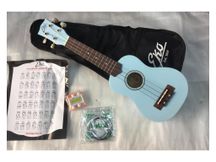 Eko Uku Primo Ukulele Soprano blu + custodia + corde + accordatore + prontuario