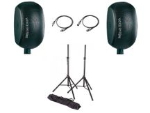 Coppia casse attive 240W Voice Systems Bee Theatre + supporti con borsa + cavi