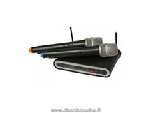 Doppio Radiomicrofono gelato Bespeco GM2070
