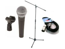 Shure SM58 + asta microfonica + cavo xlr xlr