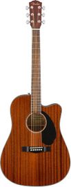 Fender CD60SCE All Mahogany Chitarra acustica elettrificata mogano