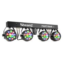 Beamz PartyBar3 4PAR 9x1W RGB MagicBall Barra con 4 Parled