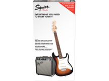 FENDER Squier Stratocaster SS Pack 10G BSB Kit Chitarra elettrica Sunburst con amplificatore e accessori