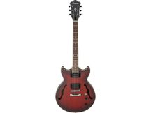 Ibanez Artcore AM53 SRF Sunburst Red Flat Chitarra semiacustica