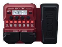 ZOOM B1X FOUR Pedaliera multiefetto con Looper, amp-simulator per basso con pedale d'espressione