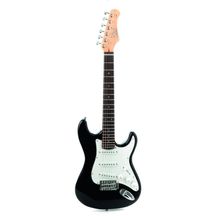 Eko S100 Black Chitarra elettrica nera per bambini 3/4