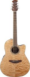 Ovation Celebrity Standard Plus Mid Depth CS24P-4Q Natural Quilt Chitarra acustica elettrificata