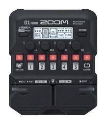 ZOOM G1 FOUR Pedaliera multieffetto con Looper, amp-simulator per chitarra