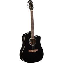 Eko Ranger CW EQ Black Chitarra acustica elettrificata nera