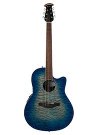 Ovation Celebrity Standard Exotic Super Shallow CS28P-RG-G Caribbean Blue/Natural acustica elettrificata