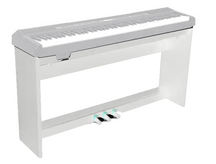 ECHORD WS10W Stand in legno bianco con tre pedali