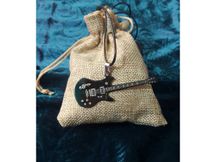 Collana tema musicale Guitar black