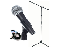 Microfono Shure SM48 + asta microfonica + cavo