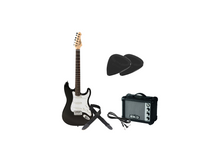 Kit Chitarra elettrica nera Darestone ELGBK con amplificatore Bundle