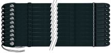 GEWA Set 10 pezzi Tracolla per Chitarra Nere