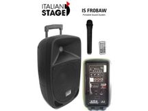 Italian Stage FR08AW Cassa multifunzione portatile con microfono