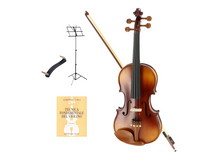 OQAN OV150 Violino 4/4 completo + spalliera + libro + leggio Bundle