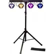 Algam Lighting Stagebar II - Set di Illuminazione PAR LED con Controllo DMX