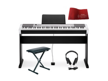 Casio CDP 130 SR Bundle Pianoforte con Stand + panca + cuffie