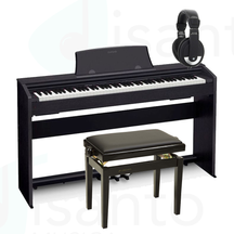 Pianoforte digitale 88 tasti pesati Casio Privia PX 770 Black + Stand Proel + Cuffie