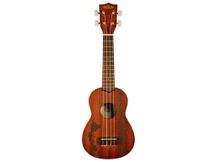 KALA KA-15S H2 Ukulele soprano in mogano con intarsio a laser