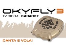 M-Live OkyFly3 Plus Lettore basi midi Karaoke per TV e PC con Microfono