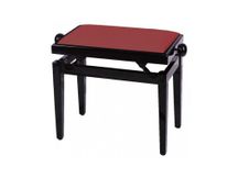 Gewa Pure FX Panca per piano mogano lucido - sedile bordeaux