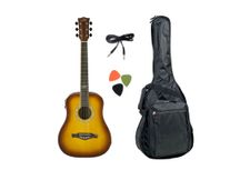 EKO TRI Mini Eq Honey Burst Chitarra acustica elettrificata travel + accessori