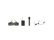 Proel WM600DKIT Sistema radiomicrofono UHF 2 canali palmare + archetto