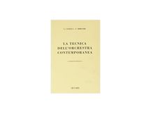 Casella / Mortari - Tecnica Dell'Orchestra Contemporanea