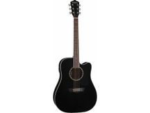 Washburn AD5CEB Chitarra acustica elettrificata nera