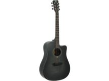 OQAN QGA-101 BKCE Chitarra acustica amplificata nera