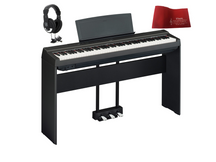 Yamaha P125A Black Pianoforte digitale con stand + pedaliera + cuffie + copritastiera omaggio