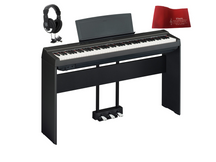 Yamaha P125A Black Pianoforte digitale con stand + pedaliera + cuffie