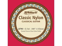 Corda singola per chitarra classica (SOL - G) D'Addario 040 - Normal Tension