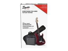 Fender Squier Affinity Stratocaster HSS Pack 15G CAR Kit Chitarra elettrica Candy Apple Red con amplificatore e accessori