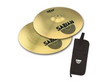 SABIAN SBR 50061 Set Piatti Bundle Crash 16" + CR Ride 18" + Custodia bacchette